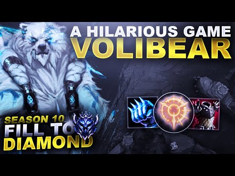 A HILARIOUS GAME ON VOLIBEAR TOP! - Fill to Diamond S10 | League of Legends