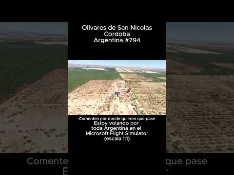Olivares de San Nicolas, Cordoba desde el Microsoft Flight Simulator #Olivaresdesannicolas #cordoba