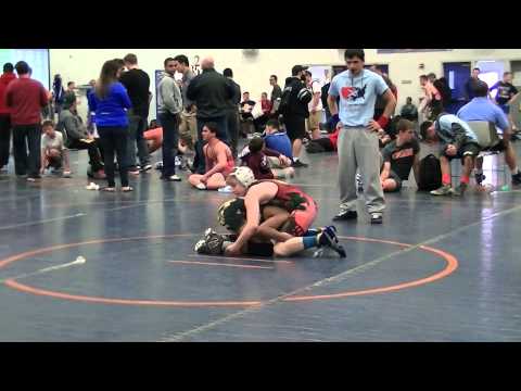 89lbs Trent Thompson (Gladiators) vs Bryonn Phifer (South Side)