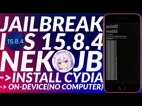 How to Jailbreak iOS 15.8.4 with Cydia | Without PC | NekoJB iOS 15.8.4 Cydia Jailbreak Rootful