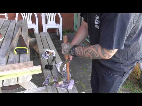 How to remove the CRKT Woods Chogan T Hawk Axe Head