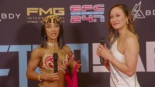 FMG International Worlds 2025 backstage interview with 268 Nikou Ahmadi