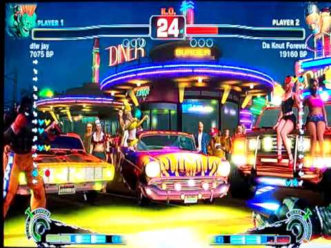 dfw jay (Blanka) VS Da Knut Forever (Dee Jay) XBL SSF4 Ranked 1