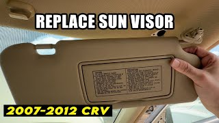 2007-2012 Honda CRV : Sun Visor Replacement