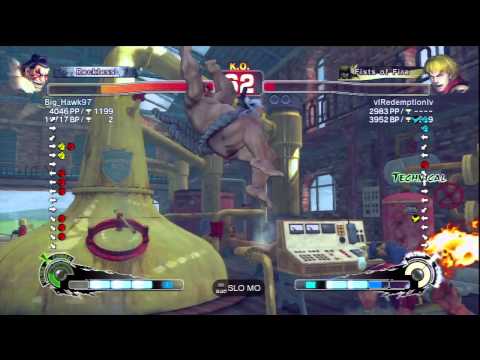 Big_Hawk97 (E.Honda) Vs vIRedemptionIv (Ken) SSF4 AE Ranked Matches - PSN