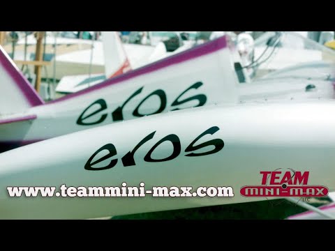 EROS, Team Mini Max EROS, einsitziges Experimentalflugzeug in Vollholzbauweise.