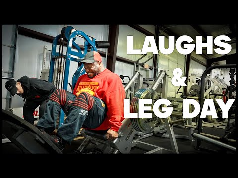 IFBB Pro Leg Day | Laughs, Legs & Serious Gains #WorkoutWithMe