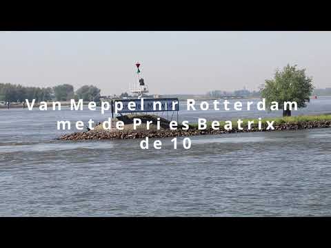 Deel 10 van een vaartocht met de Prinses Beatrix van Meppel naar Rotterdam