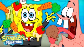 SpongeBob's MESSIEST Foods Ever 🍔 | SpongeBob