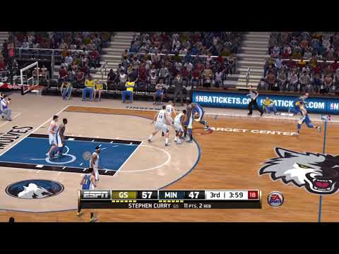NBA LIVE 14/ WARRIORS VS T-WOLVES (RISING STAR GAMEPLAY) [PS4] [HD]