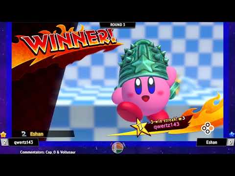 qwertz143 (Bell/Water) vs Eshan (Bandana Dee/Water) - Kirby Fighters India Tournament #2