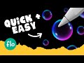 How To DRAW A BUBBLE In PROCREATE Shorts Quick Procreate Tutorial