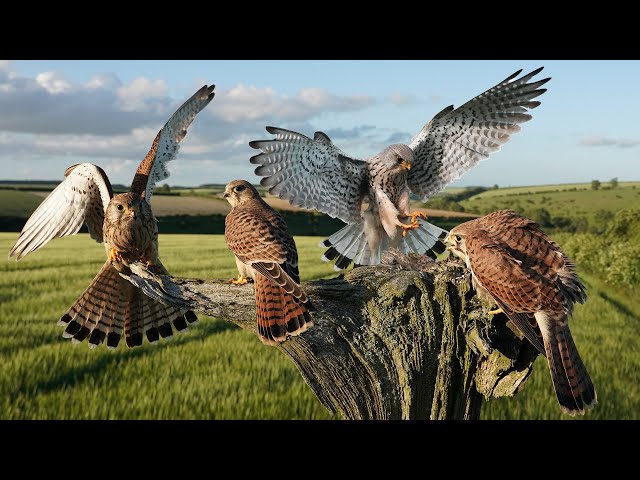 Kestrel Dad Raises Chicks Alone After Mum Disappears | Full Story | Mr & Mrs Kes | Robert E Fuller SDDEFAULT Thumbnail