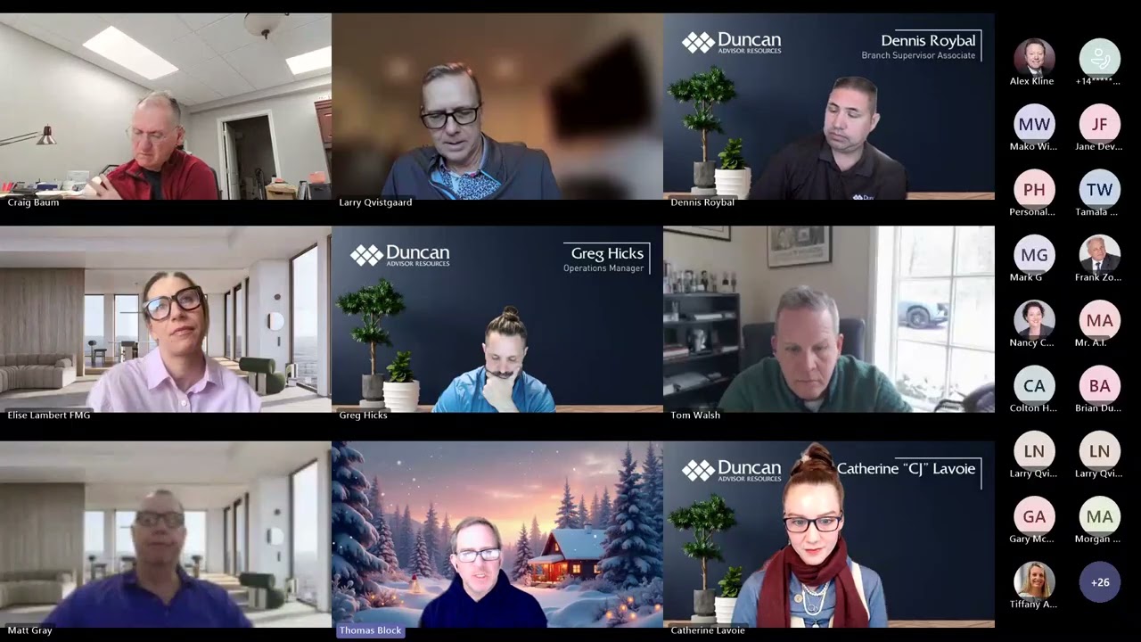 12/03/25 – Compliance: Firelight & Document Supervision Launch, E&O Adjustment Change; Business: Technology & Pershing Money Update, Cambridge Referral Bonus Reminder; Presentation: Elise from FMG