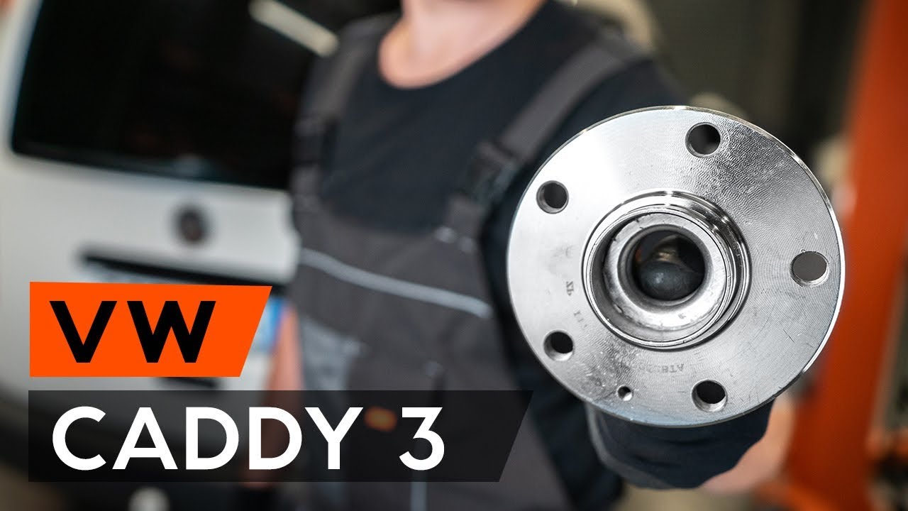 Comment changer : roulement de roue arrière sur VW Caddy 3 Kombi - Guide de remplacement