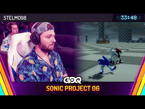 Sonic Project 06 by Stelmo98 in 33:48 - Summer Games Done Quick 2024