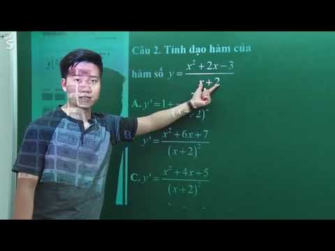 Tính Đao Hàm bằng máy tính casio _ Thầy Nguyễn Quốc Chí