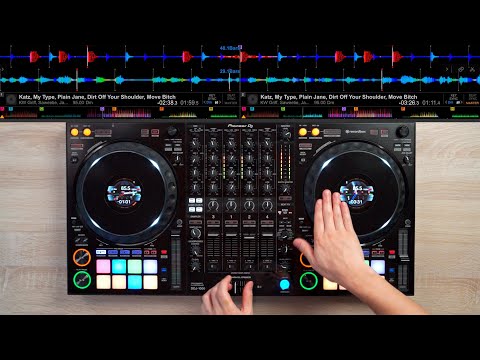 PRO DJ DOES INSANE MIX ON THE DDJ-1000 - Fast and Creative DJ Mixing Ideas