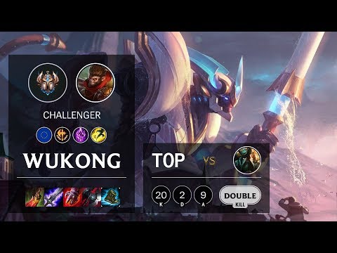 Wukong Top vs Gangplank - EUW Challenger Patch 10.8