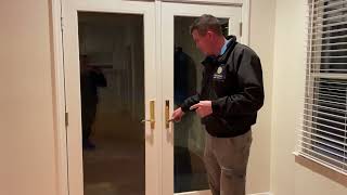 How to lock an Andersen door