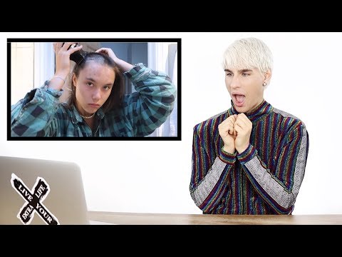 HAIRDRESSER REACTS TO GIRLS SHAVING THEIR HEADS!