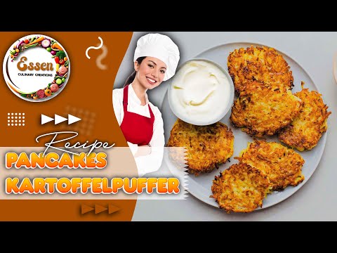 Traditional German Potato Pancakes | Kartoffelpuffer | Reibekuchen Homemade