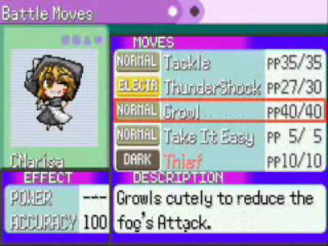 Touhoumon Emerald (English) Short Gameplay