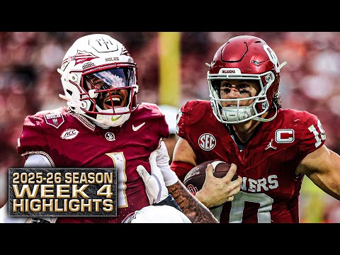 WEEK 4 HIGHLIGHTS from the 2025-26 college football season 🎥 | ESPN College Football