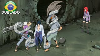 Sasuke Uchiha BRABO coloca medo em Suigetsu e Jugo após vencer Orochimaru | Naruto Shippuden Dublado