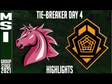 UOL vs PGG TIE BREAKER Highlights | MSI 2021 Day 4 Group A | Unicorns of Love vs Pentanet.GG