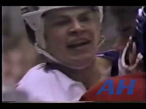 NHL Feb. 19, 1983 Dave Langevin,NYI v Chris Nilan,MTL x2 Clips New York Islanders Montreal Canadiens