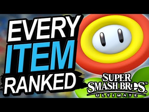 Ranking ALL ITEMS In Super Smash Bros. Ultimate Video