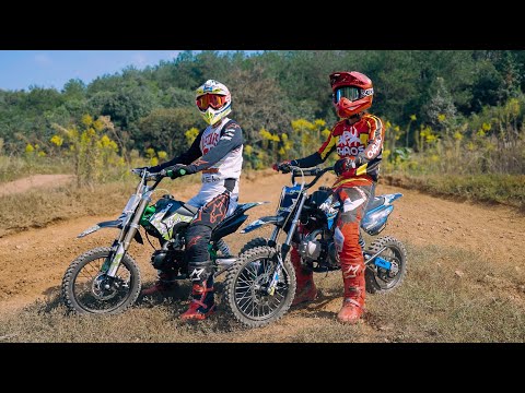 M2R KX110F vs KXF125 — Pit-Bike Face-Off on Track!
