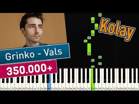 Evgeny Grinko - Vals | Kolay Piyano - Nasıl Çalınır