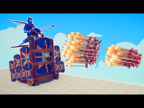 ANCIENT SHIELD TANK (NEW) vs EVERY GOD | TABS - Totally Accurate Battle Simulator