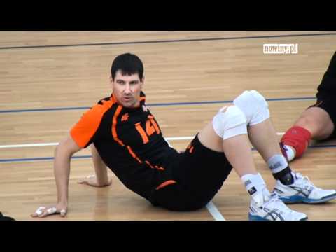 Rozgrzewka przed meczem ZAKSA Kędzierzyn-Koźle - KS Jastrzębski Węgiel