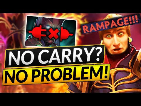 How I HARDCARRIED 4v5 (8K MMR GAME) as Ember Spirit - NO CARRY? NO PROBLEM! - Dota 2 Guide