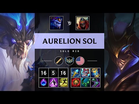 Aurelion Sol Mid vs Zed - NA Challenger Patch 25.14