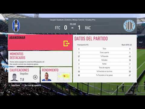 EFA 3ra Division, Fecha 4: Fantasmin FC vs Rack eSports