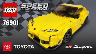 LEGO® Speed Champions Toyota GR Supra (76901)[299 pcs] Building Instructions | Top Brick Builder