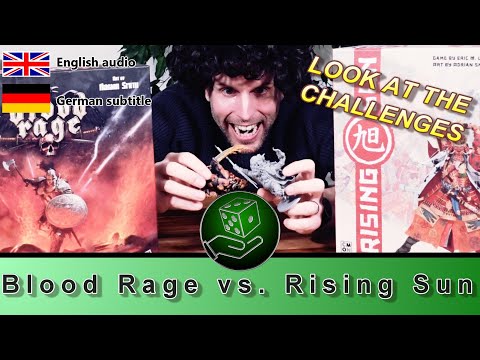 Board Game Genres: Blood Rage vs. Rising Sun