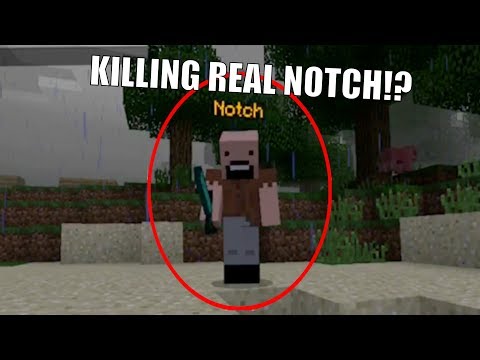 [MUST SEE!] I KILLED NOTCH IN MINECRAFT!? (REAL NOTCH)