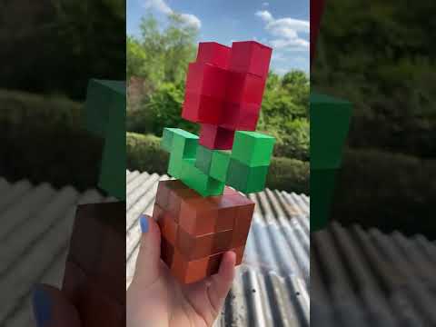 Minecraft Flower DIY 🌷✨