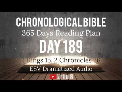Day 189 - ESV Dramatized Audio - One Year Chronological Daily Bible Reading Plan - Jul 8