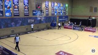 preview picture of video 'Ralph Bucci Hits the Three at the Buzzer for Durham Wildcats to Beat Manchester Giants!'