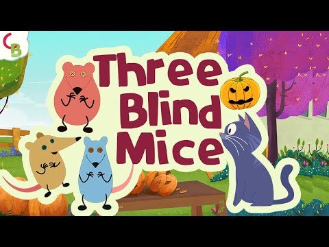 Three Blind Mice Nursery Rhyme Song with Lyrics | Children Rhymes and Baby Songs by Cuddle Berries
