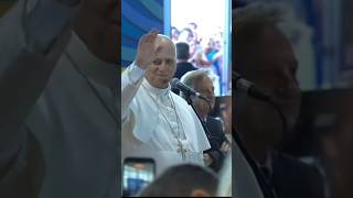 Pope Leo XIV Reaction to Hearing the Crowd Chant His Name 🥺🤍