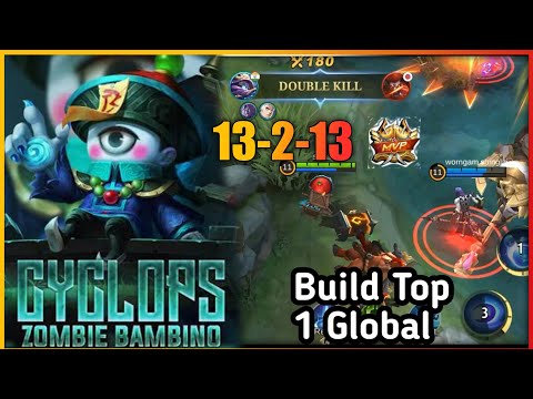 Cyclops Best Build 2023 Unstoppable  - Build Top 1 Global Cyclops ~ Mobile Legends (MLBB)