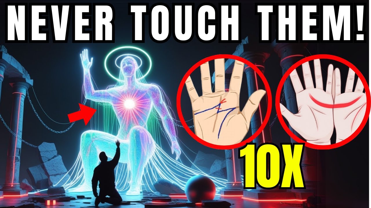 Crescent moon and 'M' on your hand? NEVER touch them if you want high vibration!