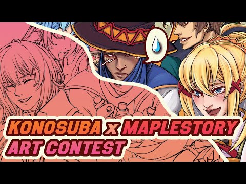 MapleStory X KONOSUBA Art Contest